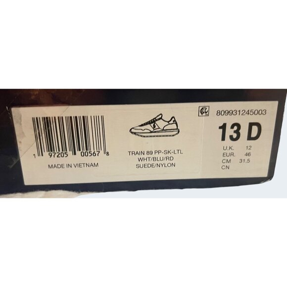 POLO RALPH LAUREN Train 89 Suede-Paneled Sneaker - NEW! Men's 13D - Picture 2 of 11